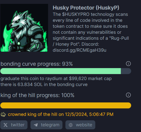 Husky Protector - $HuskyP tweet media