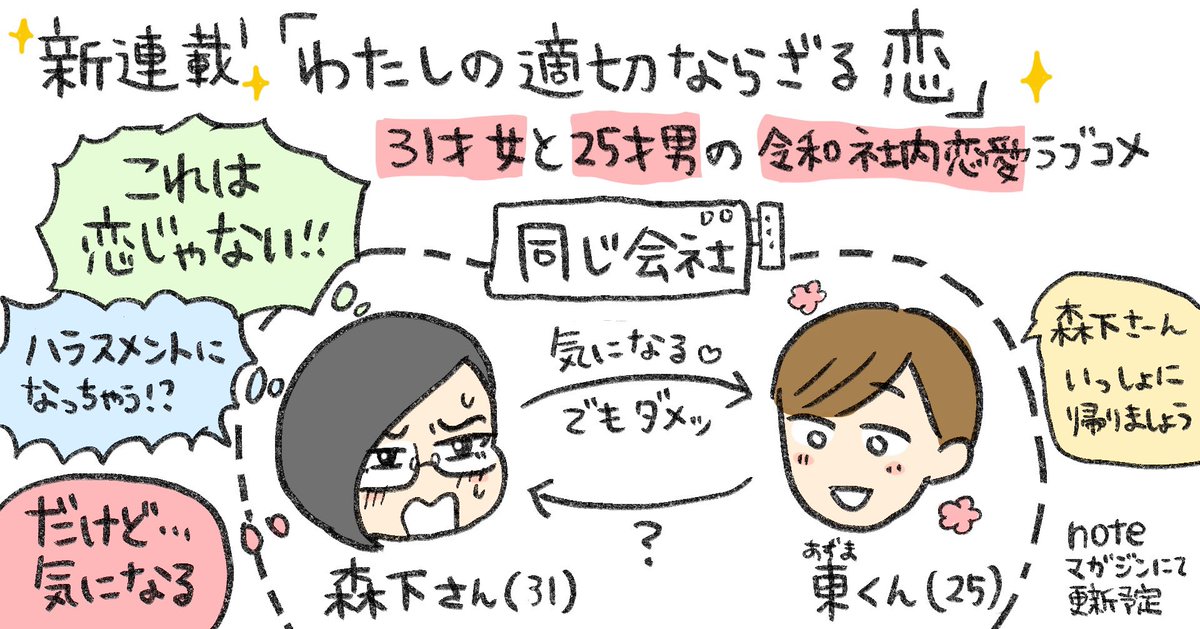 今日の夕方に「わたしの適切ならざる恋」を少しまとめた試し読みをポストします! 