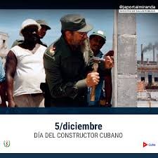DielvisMan74440's tweet photo. Cada 5 de diciembre, celebramos el Día del Constructor Cubano, propuesto por el Comandante en Jefe Fidel Castro Ruz 
#SanctiSpíritusEnMarcha 
@DrRobertoMOjeda @DiazCanelB @isbelreina1979 @chinea_diaz @PartidoPCC https://t.co/xb4JExRjIR