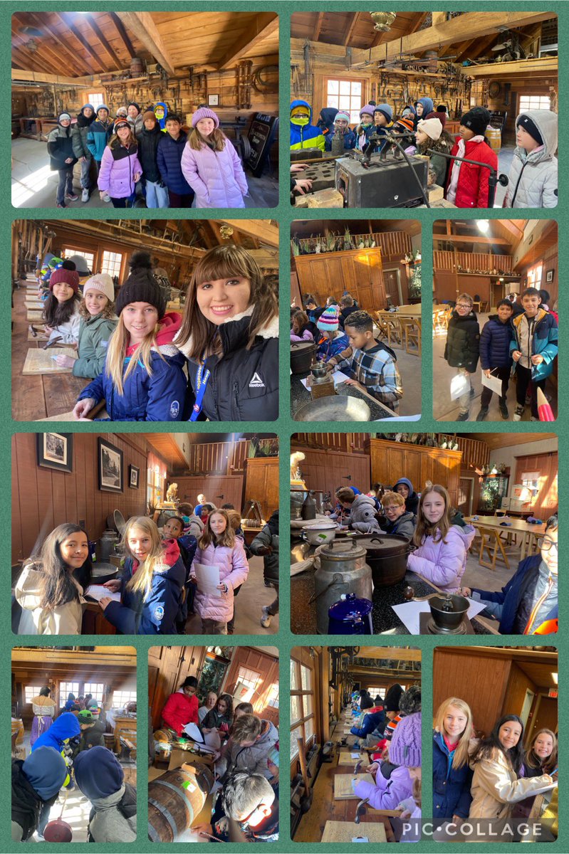 MsPetersen5th's tweet photo. 5th Grade had a great time at The Grove on our field trip today to expand our learning of the Wild West in the 1800s! Students enjoyed making candles, building their own log cabins, making rope, looking at artifacts, and learning in a schoolhouse! 🕯🪵 @ElemNorthD73 #commitmENt https://t.co/n1J2mIVgaU
