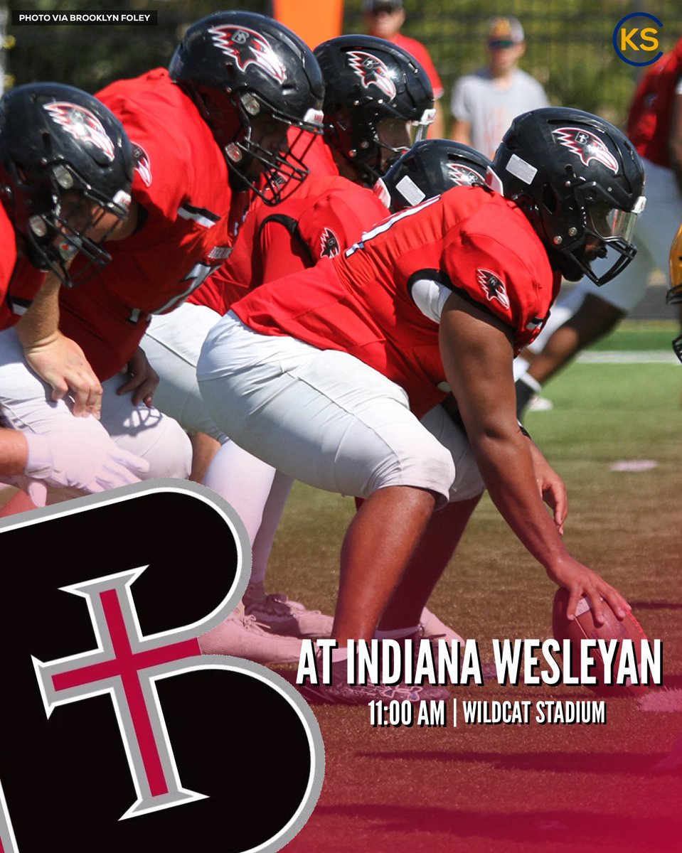KSSCentral's tweet photo. The Benedictine Ravens take on Indiana Wesleyan in the NAIA Football Quarterfinals after defeating Texas Wesleyan in the first round https://t.co/pfsMaL3wEP
