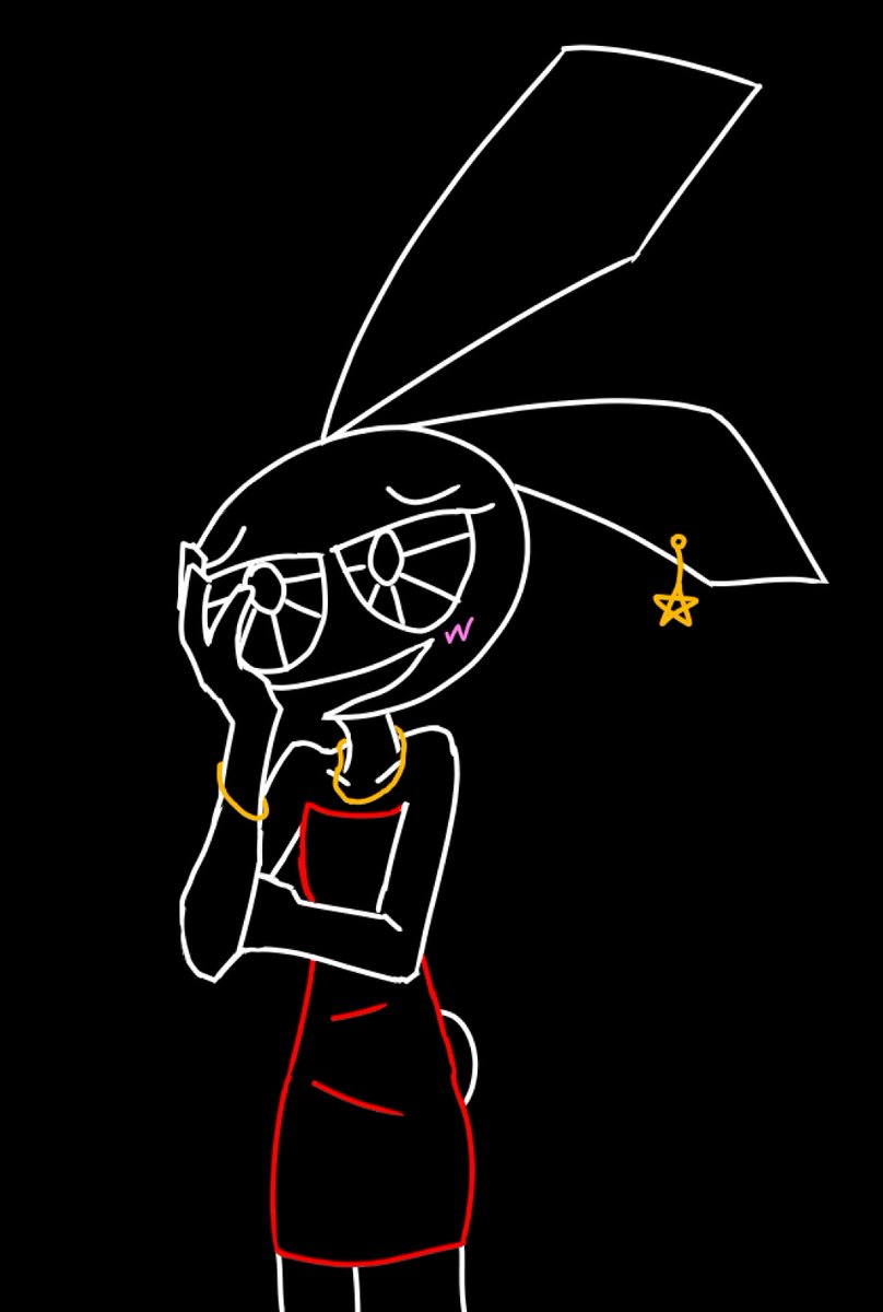 Average_Docter's tweet photo. Vibri in a pretty red dress :3 https://t.co/hKXxsNWHqr