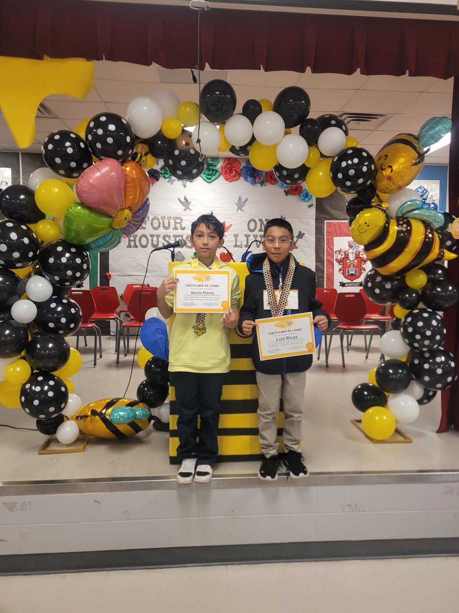 MrsPlascensia's tweet photo. Congrats to our Spanish spelling bee winner Kevin, and runner up-Luis. They did an amazing job, and we can't wait to cheer our winner when he competes at the district level.Thank you to our staff who helped make the event a success! @LivelyEagles @cnceballosh @teach20202 https://t.co/Su0hUr7zZu