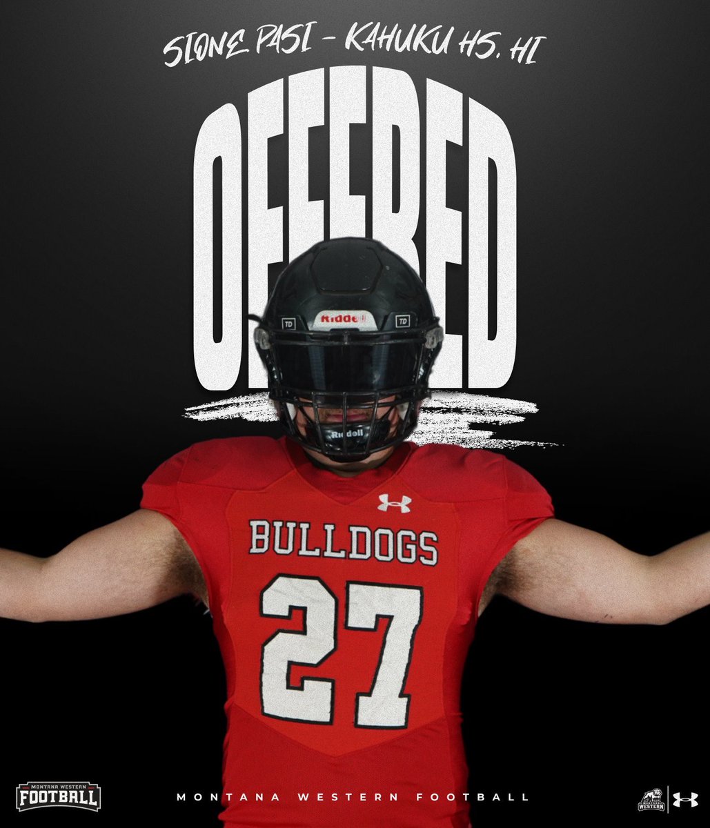 pasi_sione's tweet photo. Montana Western Offered!! Huge thank you to @CoachJed_UMW for recruiting me!!! #hauulaboyz 🤘🏾Go BullDogs!!! @EJReid96762 @NihoaPule @Solmatix7 https://t.co/sdrjkmTvpZ