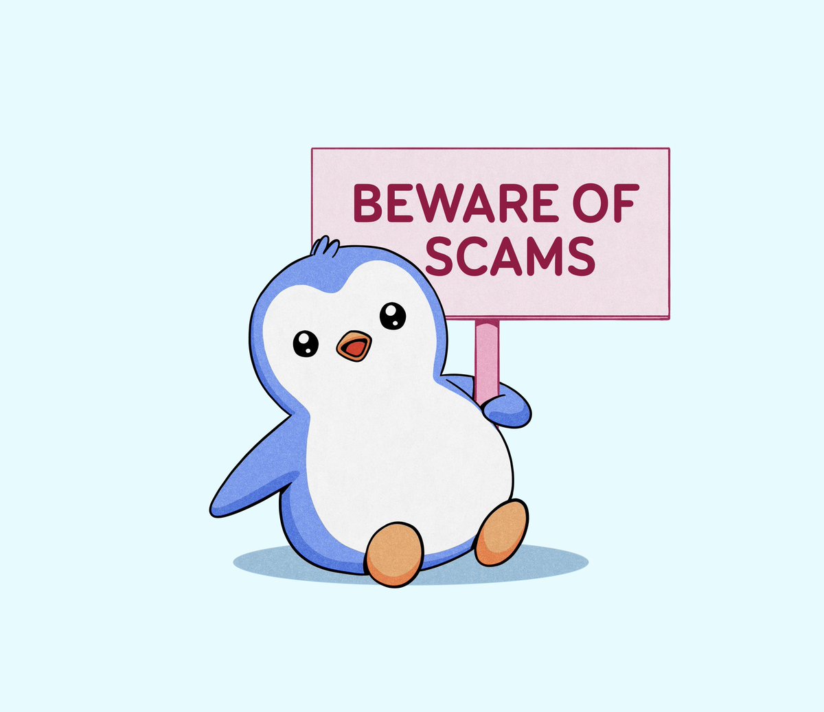 pudgypenguins's tweet image. This is the last post in this thread.
People WILL launch fake websites and tokens trying to imitate PENGU. Please DO NOT interact with these websites or contract addresses, as you will get scammed.
Anything official will be posted on official channels. Cross-check everything.
