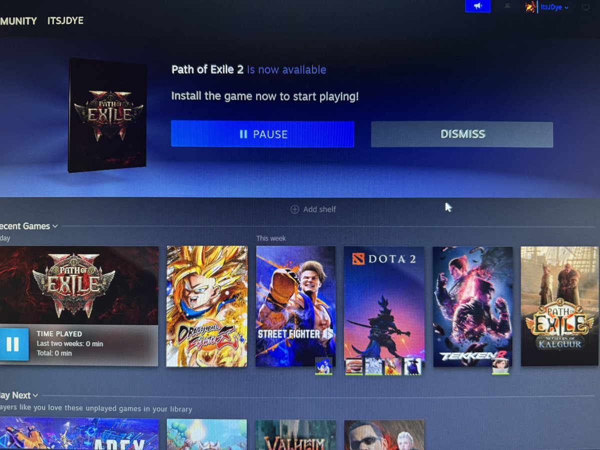 ItsJDye's tweet photo. I’m locked in right now and can’t wait to #Login in #PathofExile2 https://t.co/P4pPZilTbf