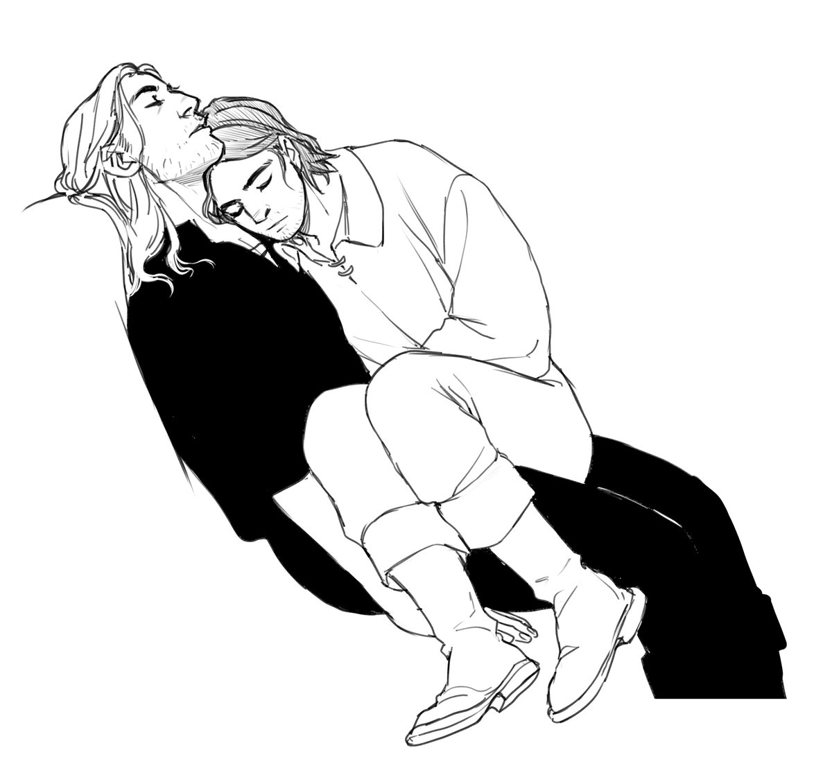 _kaciart's tweet photo. And some more snuggles #Geraskier https://t.co/qic1QL6qyE