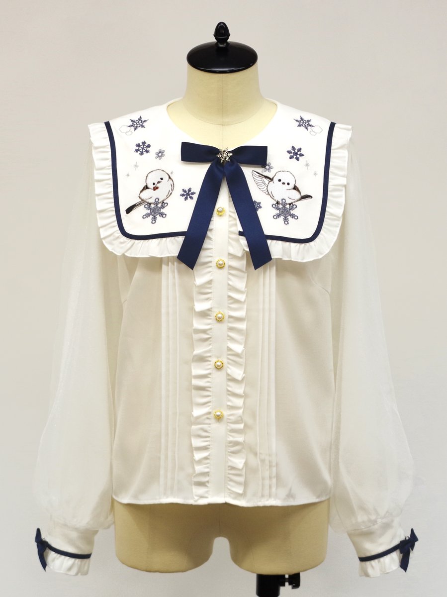 アマベル　 Fairy Crystalフリルブラウス　新品 ◇AmavelOnlineShopNewArrival◇Part1 ♥Snow Fairy Crystal フリル