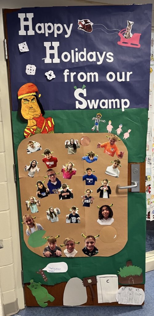 Shreck the Halls! Happy Holidays from our Swamp! 💚 I love all my little ogres! 
<a href="/WilsonElem/">Wilson Elementary</a>