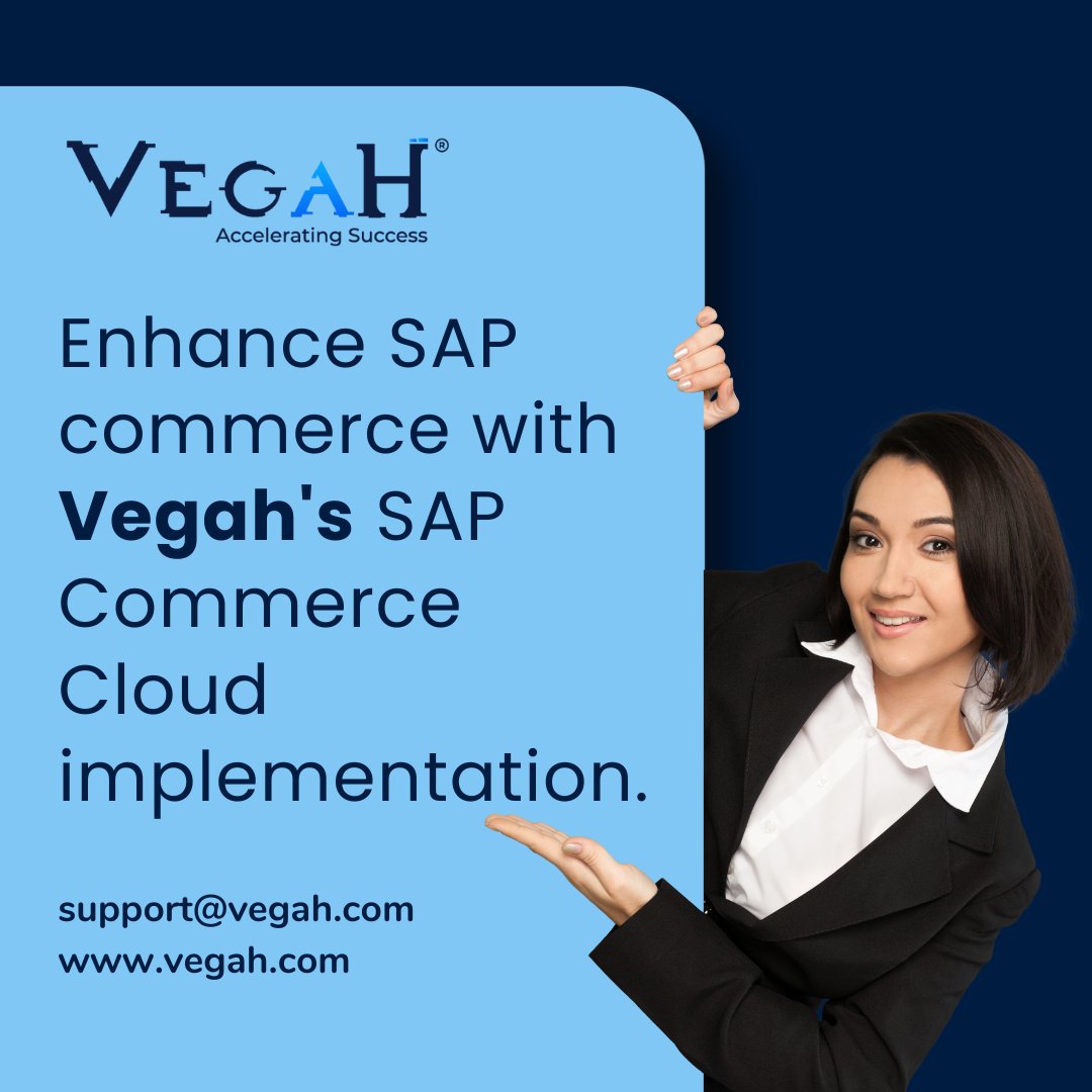 vegahllc's tweet image. Enhance SAP commerce with Vegah&apos;s SAP Commerce Cloud implementation.

#Vegahllc #AcceleratingSuccess  #SAPcommercecloud #implementation #technology #digitaltransformation #businessgrowth #customerexperience #cloudsolution