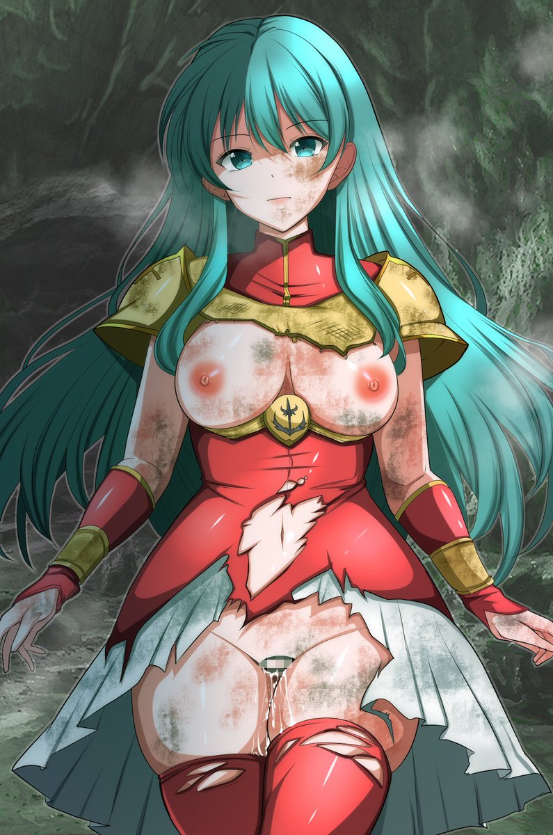 pixivとファンティア更新しました!
ボロボロでも気高き姫騎士を描きました💕 