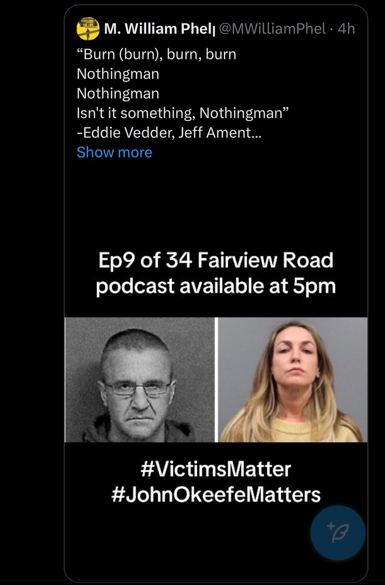 Courtne91162652's tweet photo. Sir. Kindly keep Eddie Vedder's name out yo mutha fuckin' mouth @MWilliamPhelps
#boomerhashtag #hashtagsgonewild #mwilliamphelpsisapussy #mwilliamphelpsisgay #mwilliamphelpsisadeadbeat #yourpodcastnumberisup https://t.co/dZNZ5sH0Xr