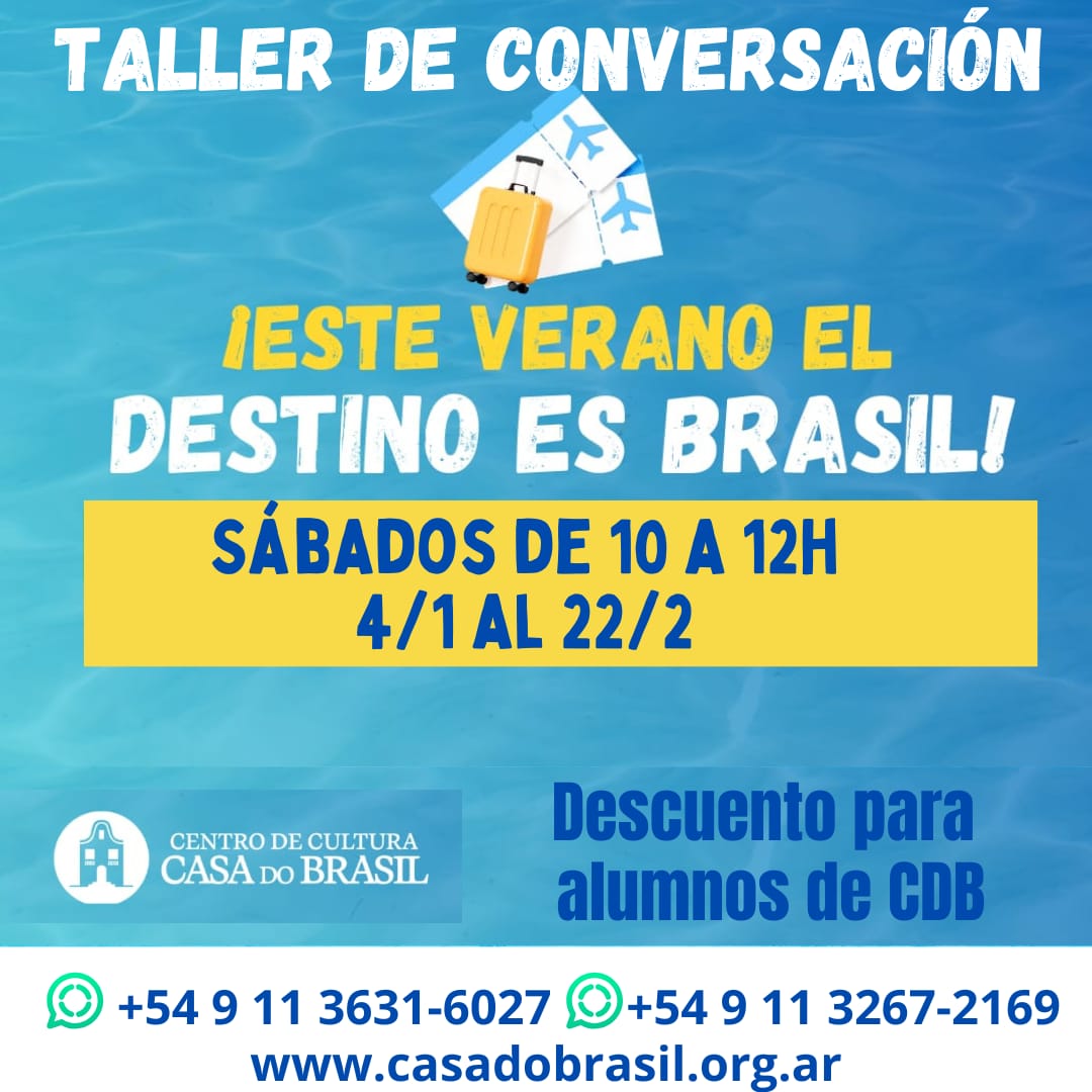 CasaDoBrasilAR's tweet photo. El taller que estabas esperando https://t.co/gB05pUMuL2