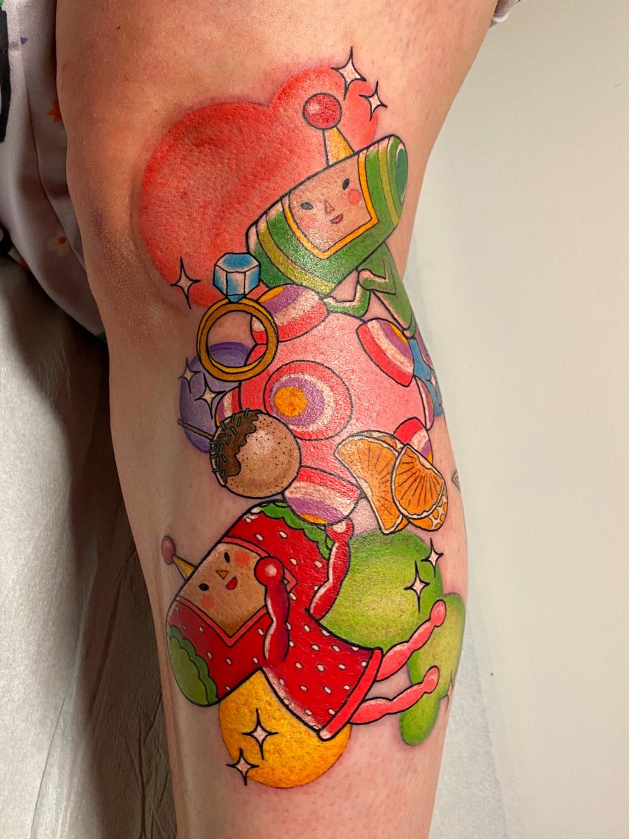 Sweet lil Katamari tat for my buddy Leckaa 💕