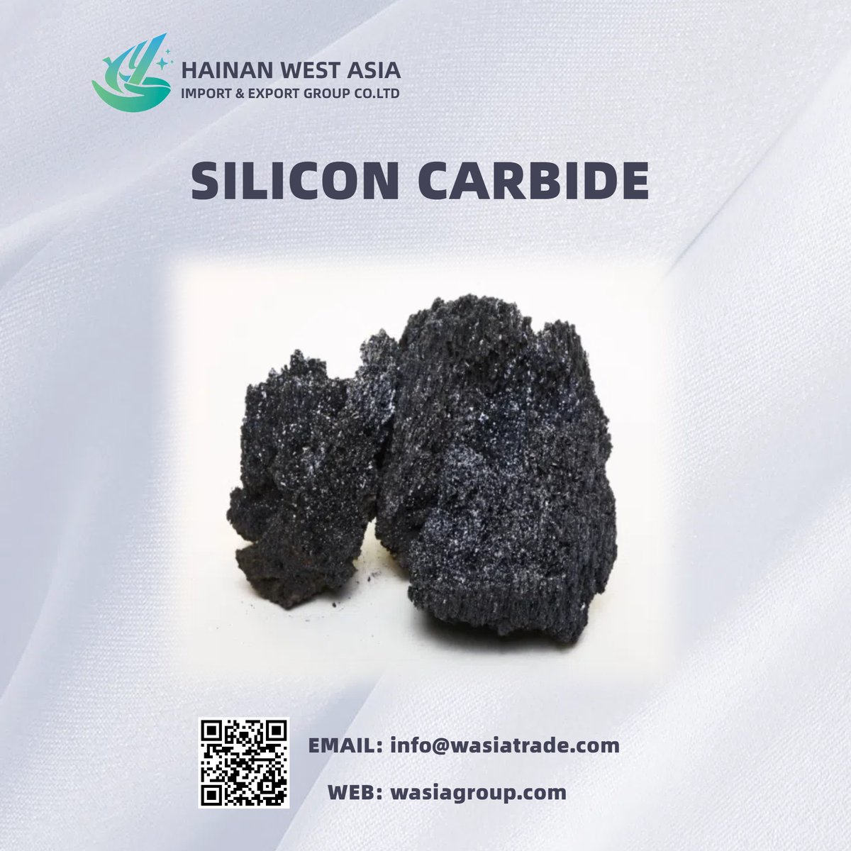 westasia_export's tweet image. Black silicon carbide
Specifications: 
SiC 97%min
F.C 0.3%max
Fe2O3 1.2%max
Size: 1-10mm,10-100mm
#SIC #Refractorymaterial #Steel #Semiconductor #Silicon