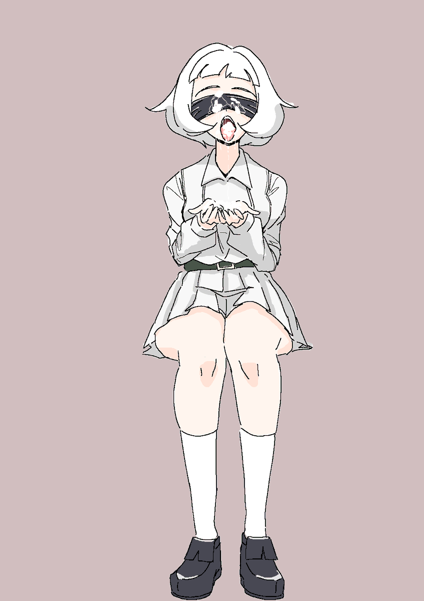 特技の利きヨーグルトを披露してくれるソフィアちゃん 