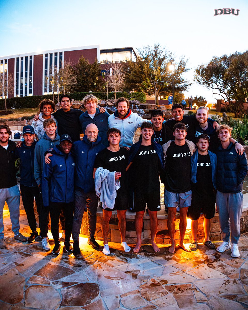 More than the sport.

Five of our own were baptized tonight in the Pool of Bethesda by teammate Nico Barros. Thank you, Jesus!