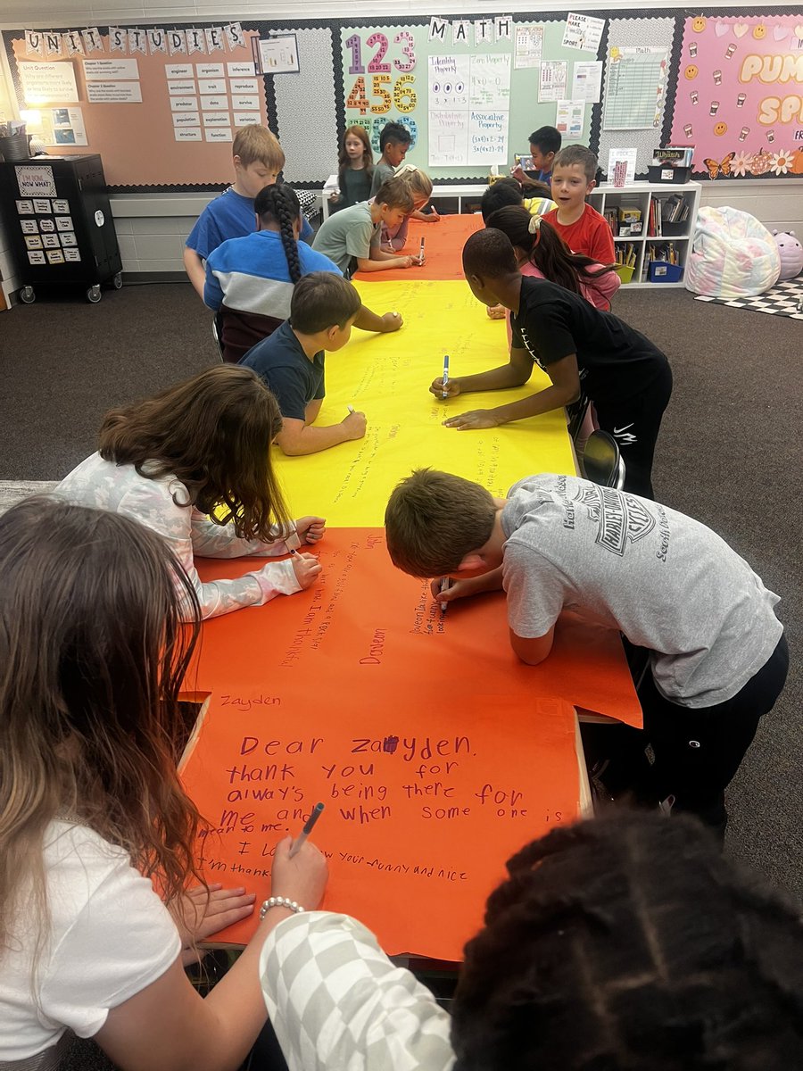 Roh3rdgrade's tweet photo. To say I am THANKFUL for this crew would be an understatement!  🦃 @sandoztigers @MPSElemEd  @MillardPS https://t.co/k6fDymlsQo