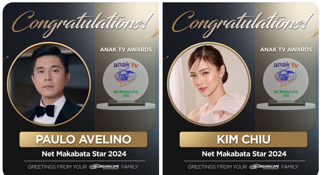 sachiiizs's tweet photo. Andami ng congrats sa inyo this year huhu nakakaproud at nakakaiyak.
Congratulations my parents !!
More to come next year.
KIMPAU ANAKTV AWARDEES
#KIMPAUNetMakabataStars
#MyLoveWillMakeYouDisappear
#KimPau #PauloAvelino #KimCh https://t.co/yWSmMoTT1M