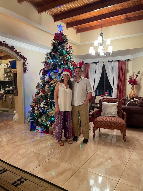 WineCheeseFri's tweet photo. A1 here's our family photo from last year in #CostaRica. They do all their celebrating on Christmas Eve and then have a chill day on #ChristmasDay #PinkSociety Sorry no points for #wine https://t.co/ShHeB1HF3C
