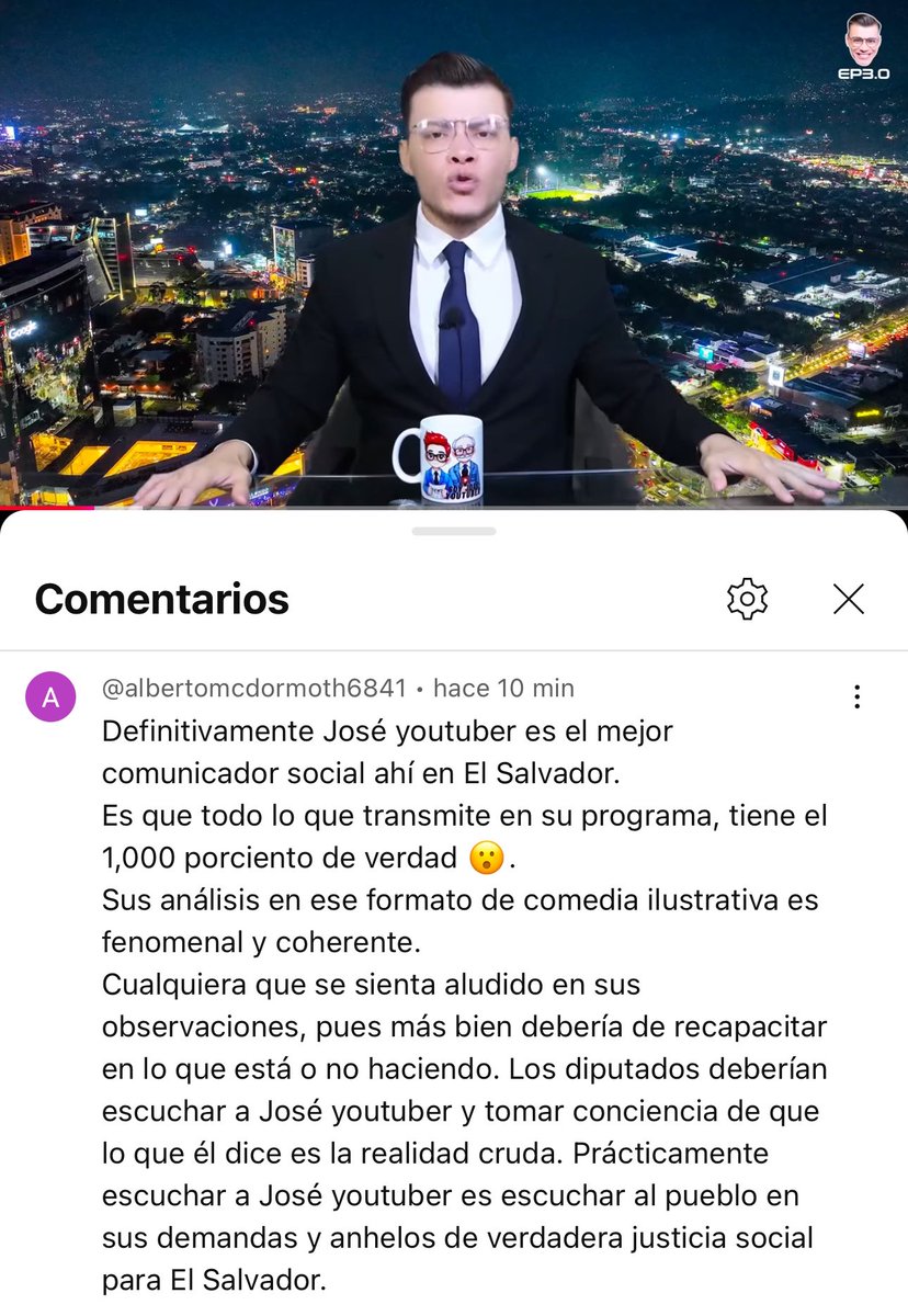 soyjoseyoutuber's tweet image. Comentarios que motivan a seguir adelante 🫶🏻🙏