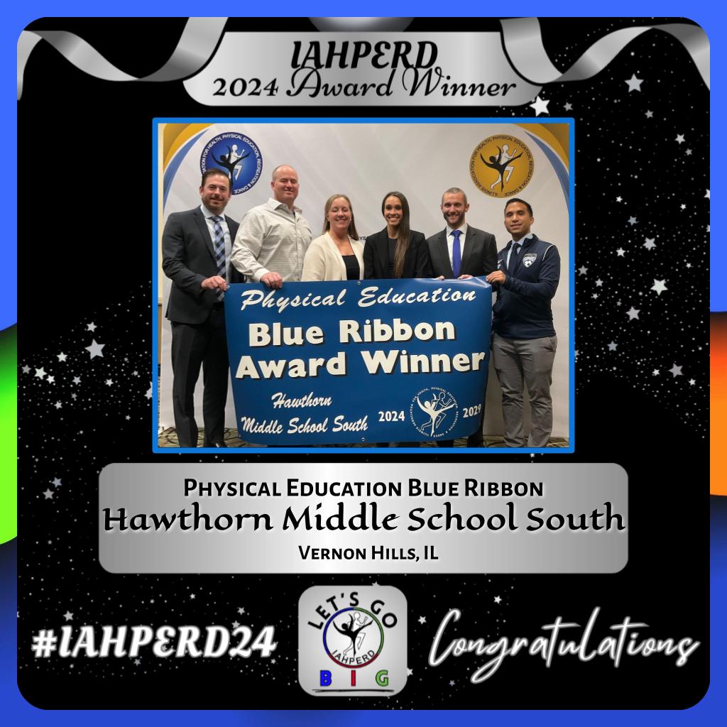 Congratulations, Hawthorn Middle School South #PhysEd - <a href="/HawthornMSS/">Hawthorn Middle School South</a>!
#IAHPERD24