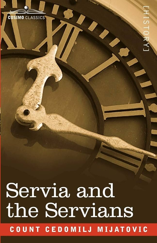 Tidomi_'s tweet photo. @MrMikeRotch @laurXess @GlobalDiss Wait, Count Mijatovic wrote a book called Servia... and he was a former minister of foreign affairs of Servia hahah https://t.co/8DNhttRmcS
