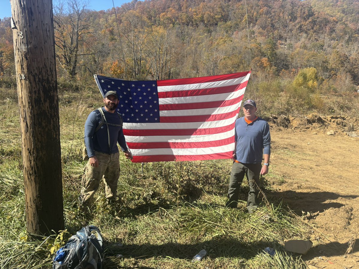 KenDuff24's tweet photo. @JosephPino_ A friend and I serving with Hurricane Helene relief efforts.

#ChristIsKing #MAGA https://t.co/9uK0brNyKd