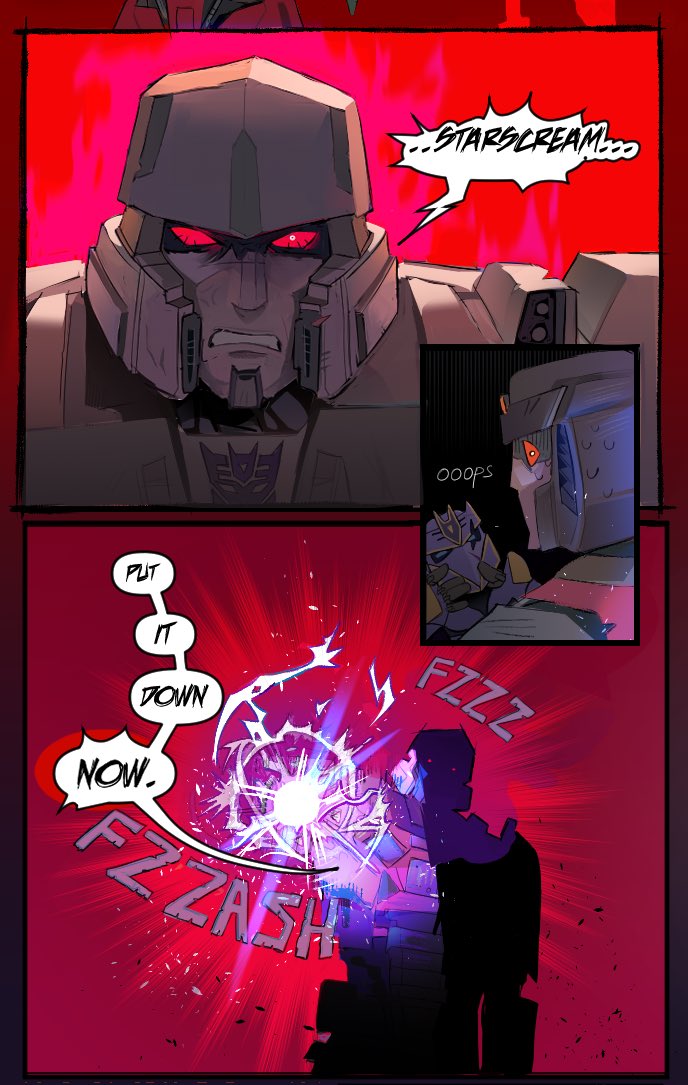Megatron and toy (1/2)
#TransformersOne #transformers #TFOne #fanart 