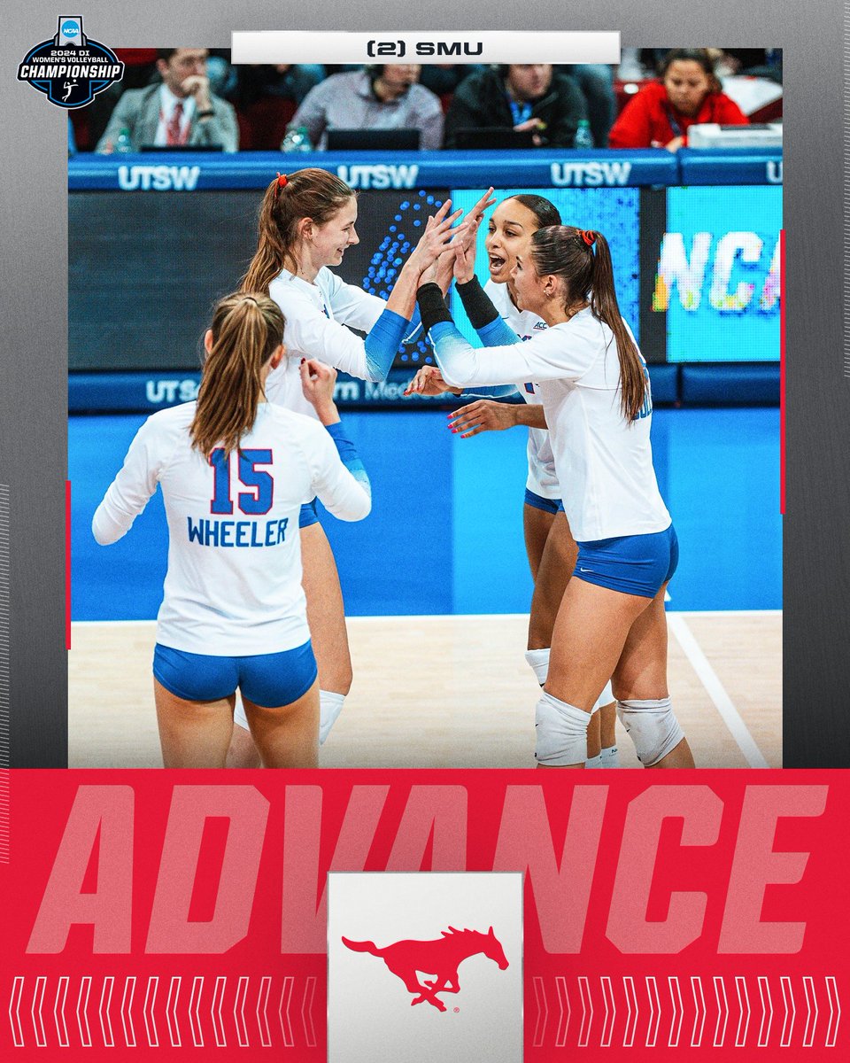 NCAA Women's Volleyball (@ncaavolleyball) on Twitter photo IT'S A GREAT DAY TO BE A MUSTANGπ
(2) <a href="/SMUVolleyball/">SMU Volleyball</a> defeats Wichita State to advance to the next round!
#NCAAWVB IT'S A GREAT DAY TO BE A MUSTANGπ
(2) <a href="/SMUVolleyball/">SMU Volleyball</a> defeats Wichita State to advance to the next round!
#NCAAWVB
