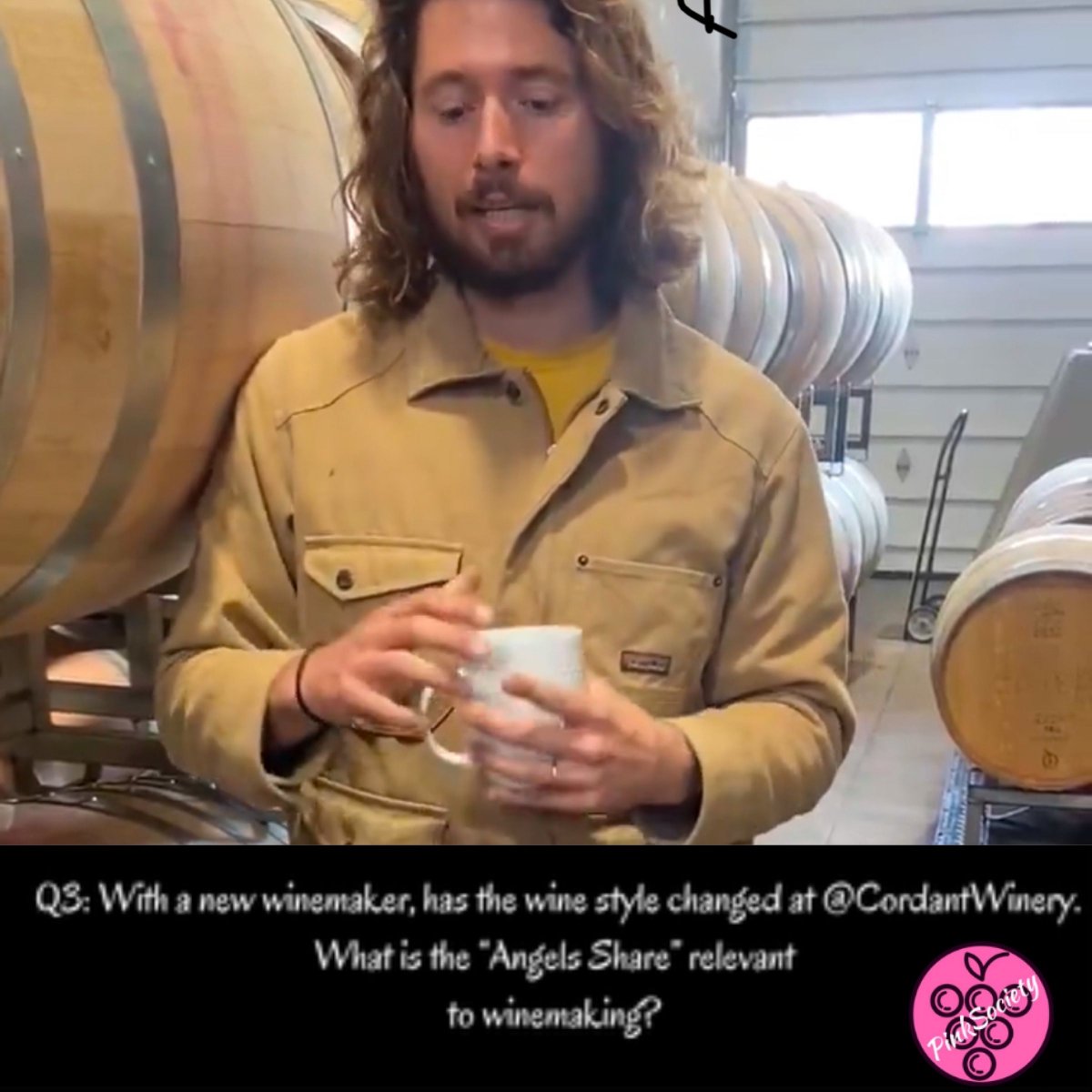 #PinkSociety (@thepinksociety_) on Twitter photo Q3: With a new winemaker, has the wine style changed at <a href="/CordantWinery/">David Taylor</a>. What is the "Angels Share" relevant to winemaking? #PinkSociety <a href="/jflorez/">Joe Florez</a> <a href="/_drazzari/">Dave Razzari</a> <a href="/myvinespot/">Dezel Quillen</a> <a href="/AskRobY/">Rob</a> <a href="/i_stephie/">Steph :)</a> <a href="/Kerryloves2trvl/">Kerry</a> <a href="/rr_pirate/">Thomas Hughes</a> Q3: With a new winemaker, has the wine style changed at <a href="/CordantWinery/">David Taylor</a>. What is the "Angels Share" relevant to winemaking? #PinkSociety <a href="/jflorez/">Joe Florez</a> <a href="/_drazzari/">Dave Razzari</a> <a href="/myvinespot/">Dezel Quillen</a> <a href="/AskRobY/">Rob</a> <a href="/i_stephie/">Steph :)</a> <a href="/Kerryloves2trvl/">Kerry</a> <a href="/rr_pirate/">Thomas Hughes</a>