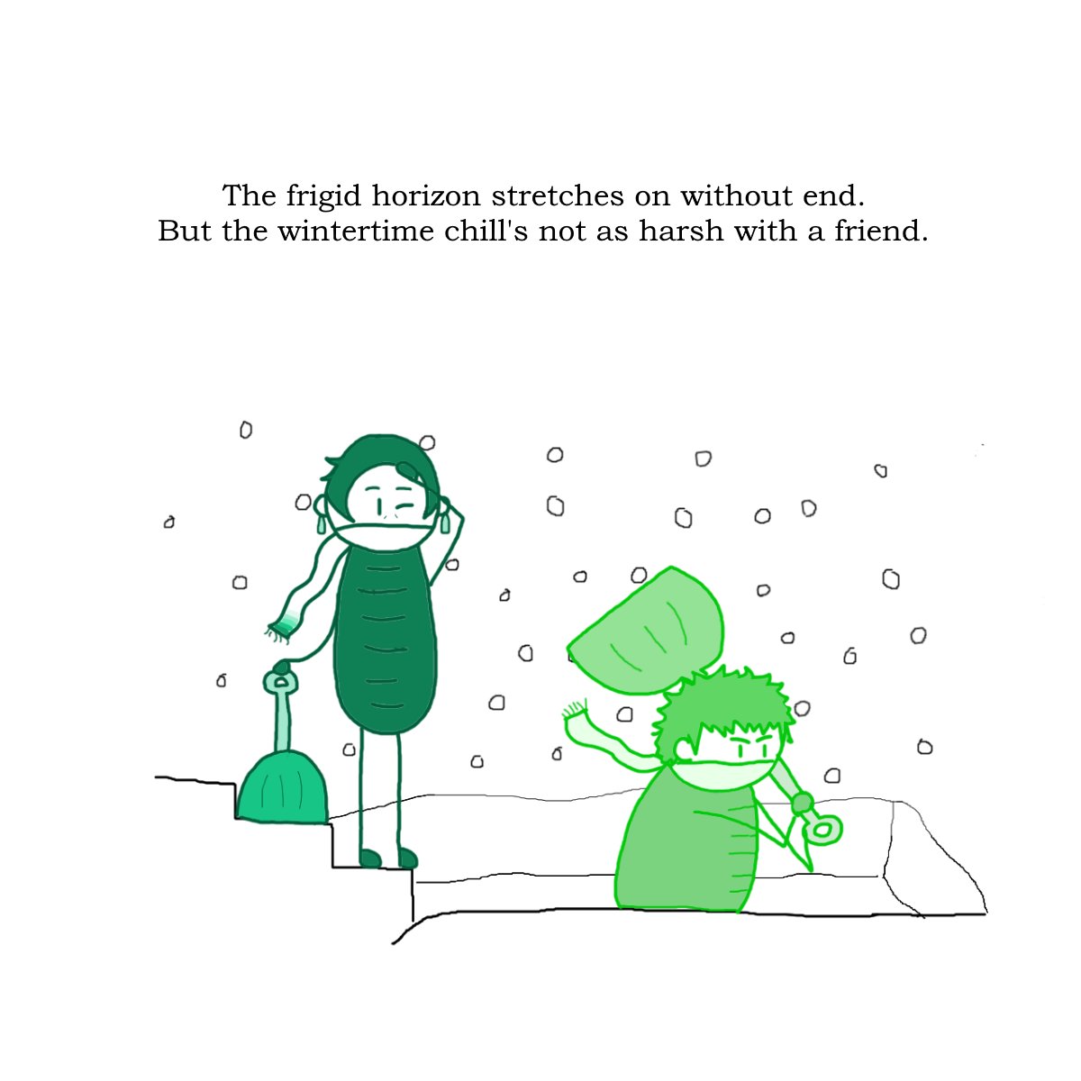 mspaintmankai's tweet photo. Guy's First Christmas: Day 5
#a3fanart https://t.co/cXbet1Cnht