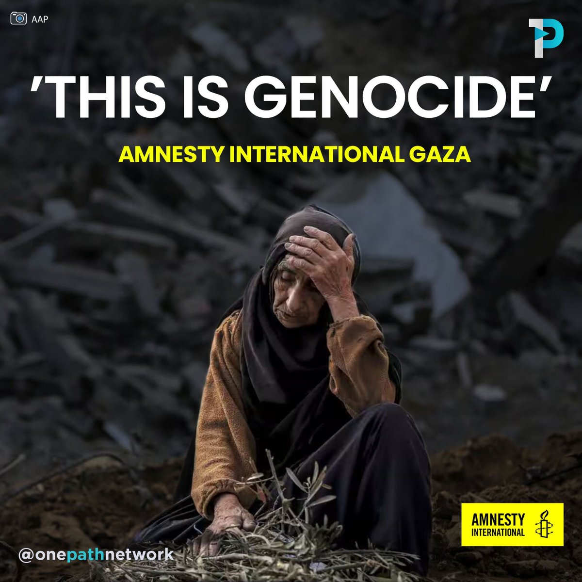 OnePathNetwork's tweet photo. “We are laying a complete siege on Gaza. No electricity, no food, no water, no fuel. Everything is closed. We are fighting human animals. We act accordingly.” 
Yoav Gallant

And they did.

Now, Amnesty International concludes Israel is committing genocide against Palestinians in Gaza.