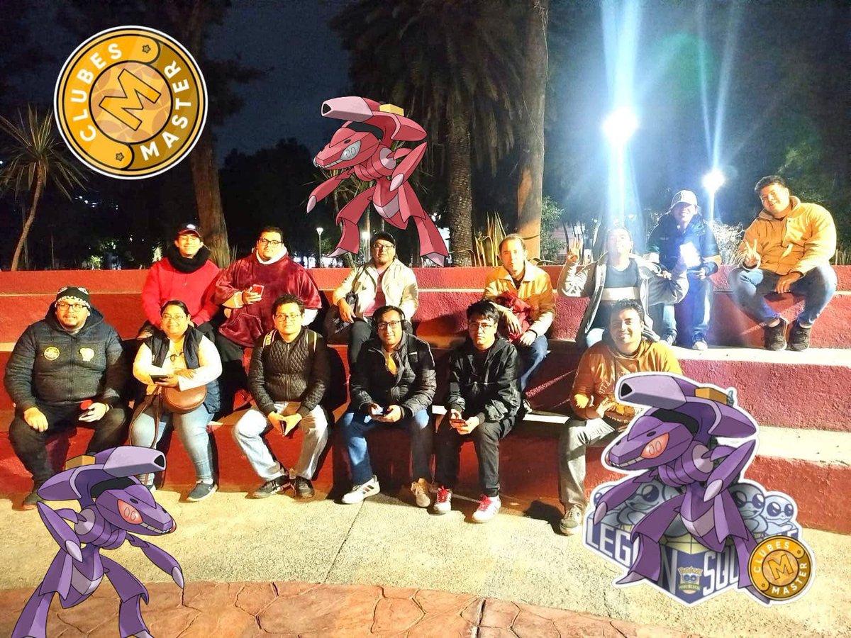 Muchísimas gracias chicos por acompañarnos ayer para batallar a #GENESSECT, fue una tarde divertida, llena de shinys, les dejamos la foto de recuerdo ✨✨