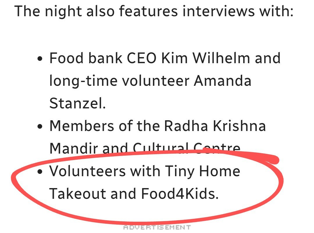 Nada Offak (@nadaoffak) on Twitter photo The girls and I are thrilled to be doing an interview on CBC Radio tomorrow night for Tiny Home Takeout. They featured us on the 1st Anniversary and wanted us back! Blessed to represent all the amazing things Tiny Home Takeout does and stands for in the community ❤🙏 The girls and I are thrilled to be doing an interview on CBC Radio tomorrow night for Tiny Home Takeout. They featured us on the 1st Anniversary and wanted us back! Blessed to represent all the amazing things Tiny Home Takeout does and stands for in the community ❤🙏