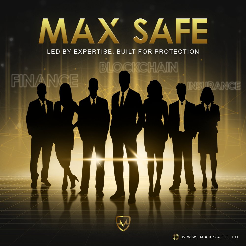 Behind Max Safe is a powerhouse team of finance, blockchain, and insurance experts. 🧠💡 With years of experience, we’re crafting innovative solutions to protect your digital assets in an ever-evolving crypto world. 🔒🌐

Visit our website and social channels