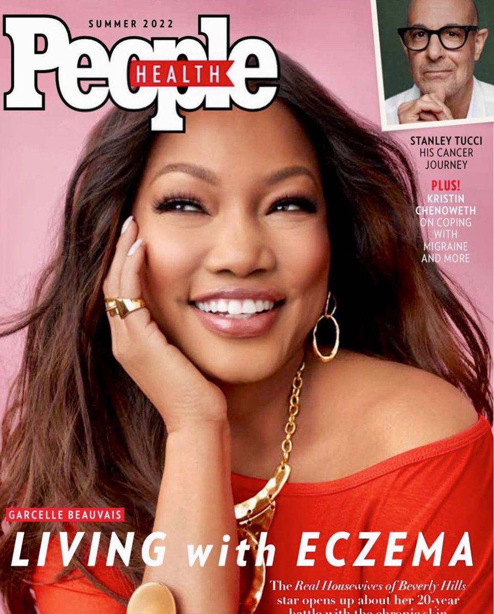 tamrajudgyeyes's tweet photo. imagine just beating cancer and spending your career working alongside meryl streep and anne hathaway and then you lose the cover page to garcelle and her eczema 😭 https://t.co/yGKL4sYbjY