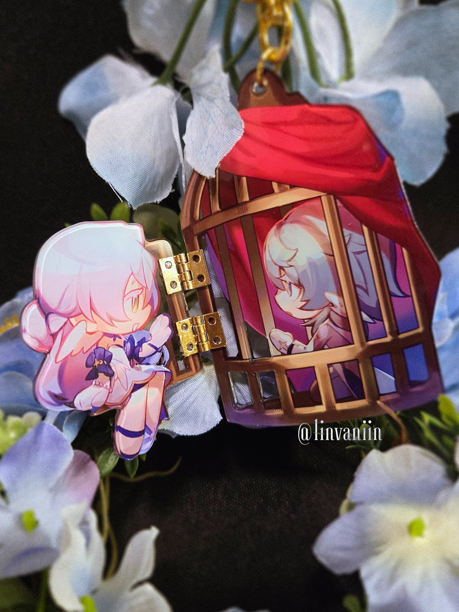 linvaniin's tweet photo. sunday &amp; robin birdcage charm🕊️#honkaistarrail https://t.co/uUoQBBpRt6