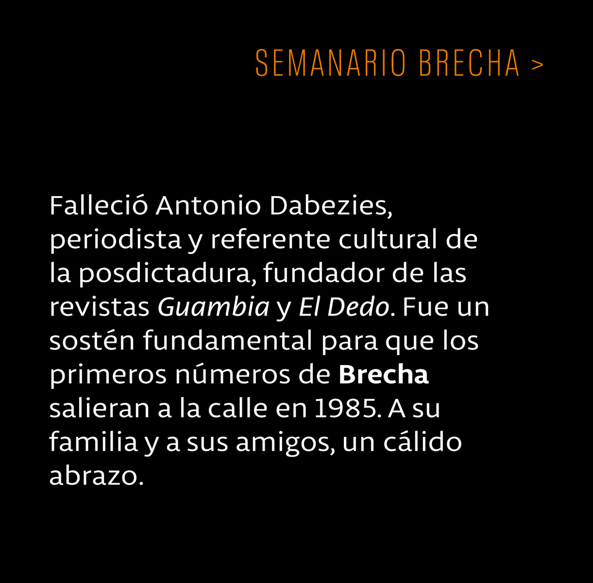 SemanarioBrecha's tweet photo. https://t.co/s6o7CpGQmo