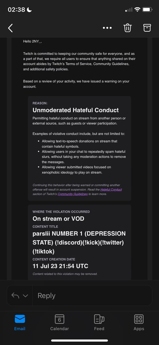 2NY____'s tweet photo. @TwitchSupport to who ever fucking reads this from twitch  I’m SICK AND FUCKING TIRED OF THIS BS HOW TF U BANNING ME FOR FUCKING OVER 1 YEAR UNBAN MY ASS I CBA WITH KICK I BELIEVE I HAVE BEEN FUCKING BANNED FOR A BS REASON I BEEN FUCKING MASS REPORTED ABOUT 50B TIMES. RESPOND DOG https://t.co/Hb4KtuHA9X