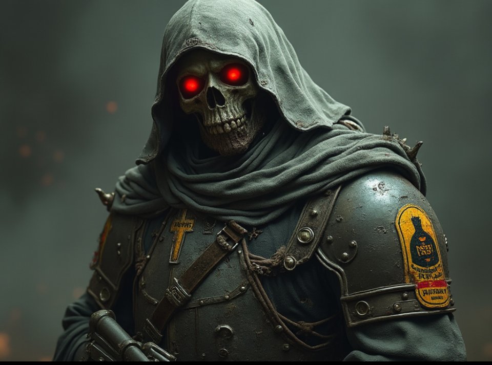 draeko250's tweet photo. Citadel des morts as a person, according to grok #CallofDuty #Citadelle_Des_Morts @CallofDuty #AiImageGenaration https://t.co/v8gIWCLmJ9