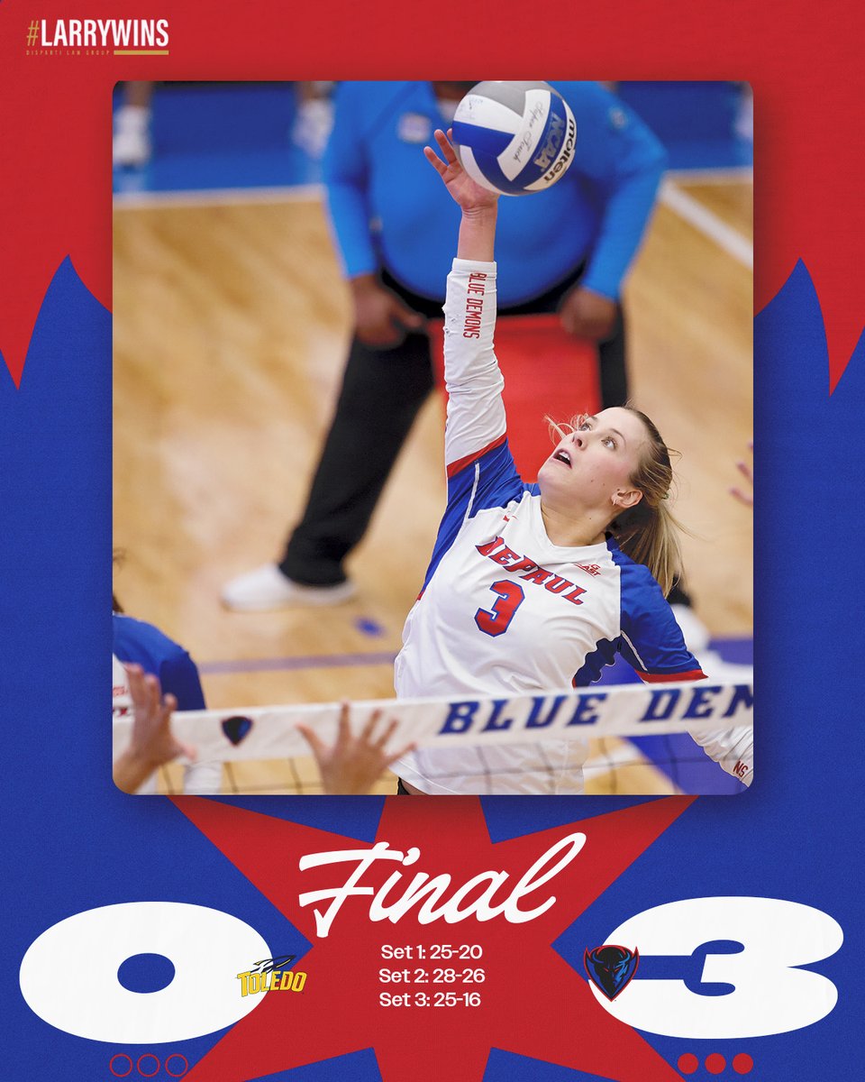 DePaul Volleyball tweet media