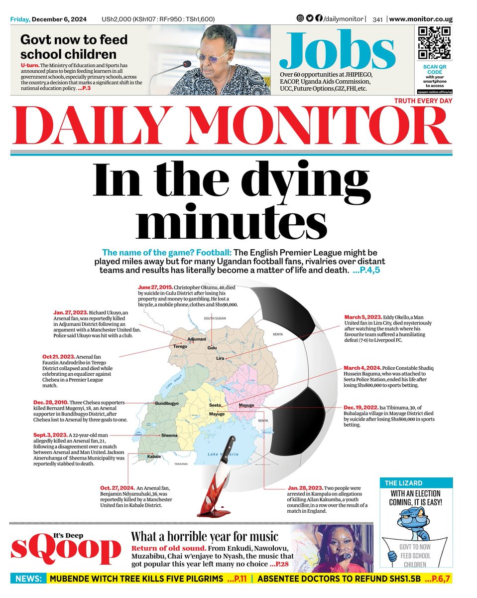 Get yourself a copy of the Daily Monitor today for these and more stories. You can also read the e-paper 👇🏾 

bit.ly/4faoEaK

#MonitorUpdates #TruthEveryDay