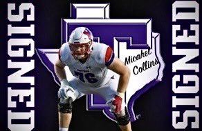 Michael Collins (@mcollins_76) on Twitter photo We’re Home‼️ Thank you to my family, coaches, and all my teammates for all you’ve done for me. I’m very great full and excited to announce that I’ve signed with <a href="/TarletonFB/">Tarleton State Football</a> ! We’re Home‼️ Thank you to my family, coaches, and all my teammates for all you’ve done for me. I’m very great full and excited to announce that I’ve signed with <a href="/TarletonFB/">Tarleton State Football</a> !