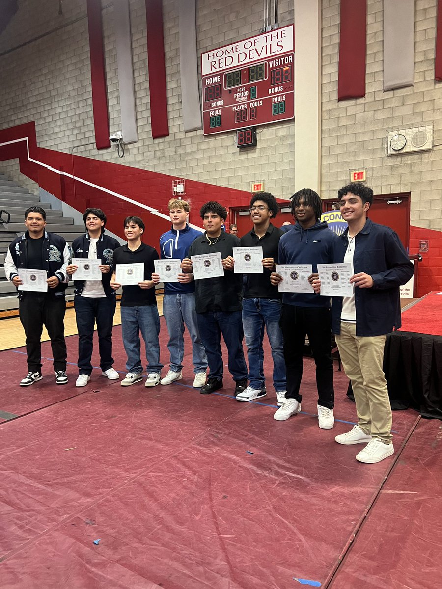 Thank you to the Metro Conference Mesa All League Football 2024 for the recognition in this year’s Fall Sports Assembly.