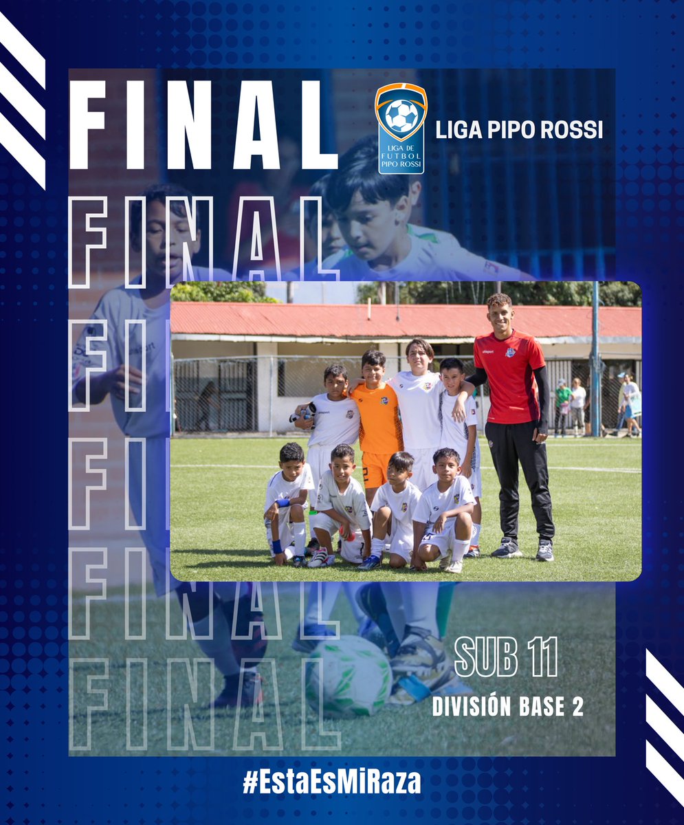 FINALISTAS DE LA LIGA PIPO ROSSI - COPA NAVIDAD 🥳

⚽️ SUB 19 “B” - División Oro
⚽️ SUB 11 - División Plata 
⚽️ SUB 11 - División Base 2

Gracias por dejar todo lo mejor en cancha y demostrar el talento Raza Atlética 💙❤️

Vamos por la copa 🏆