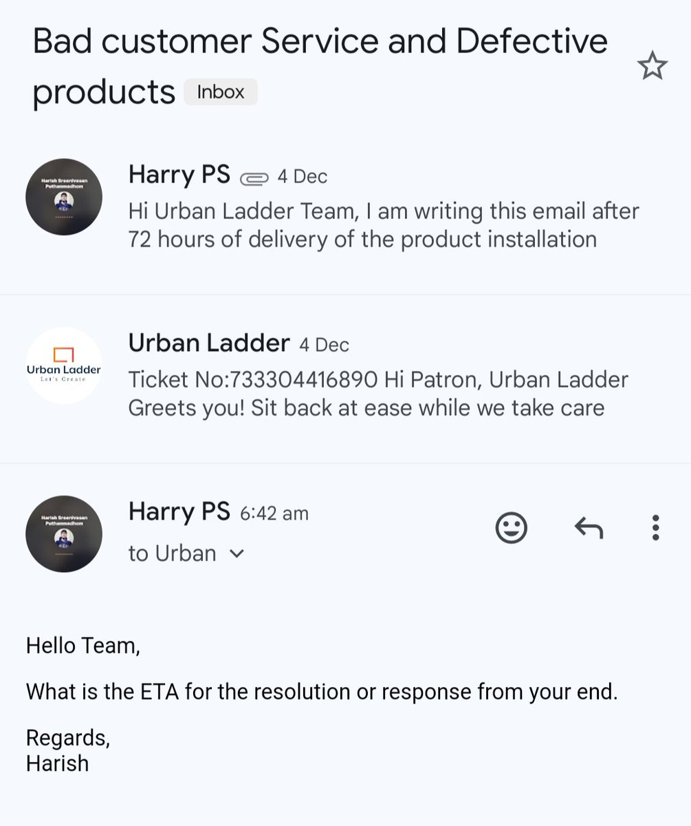 PUTTSSRI's tweet photo. @UrbanLadder 
I am repenting the decision to buy product from your store with zero service
@jagograhakjago they have delivered a broken product to my home and have not even called after creating multiple chases.
#fraud #scammers https://t.co/SYOhgCGXYZ