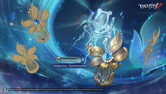 Dear Visitors,Each challenge faced and victory earned will make us stronger.Antiquarian A costume OPH.QI and S accessory Reconstruction within IDV-ES costume package will be available on December 26th.#IdentityV #IDVES 