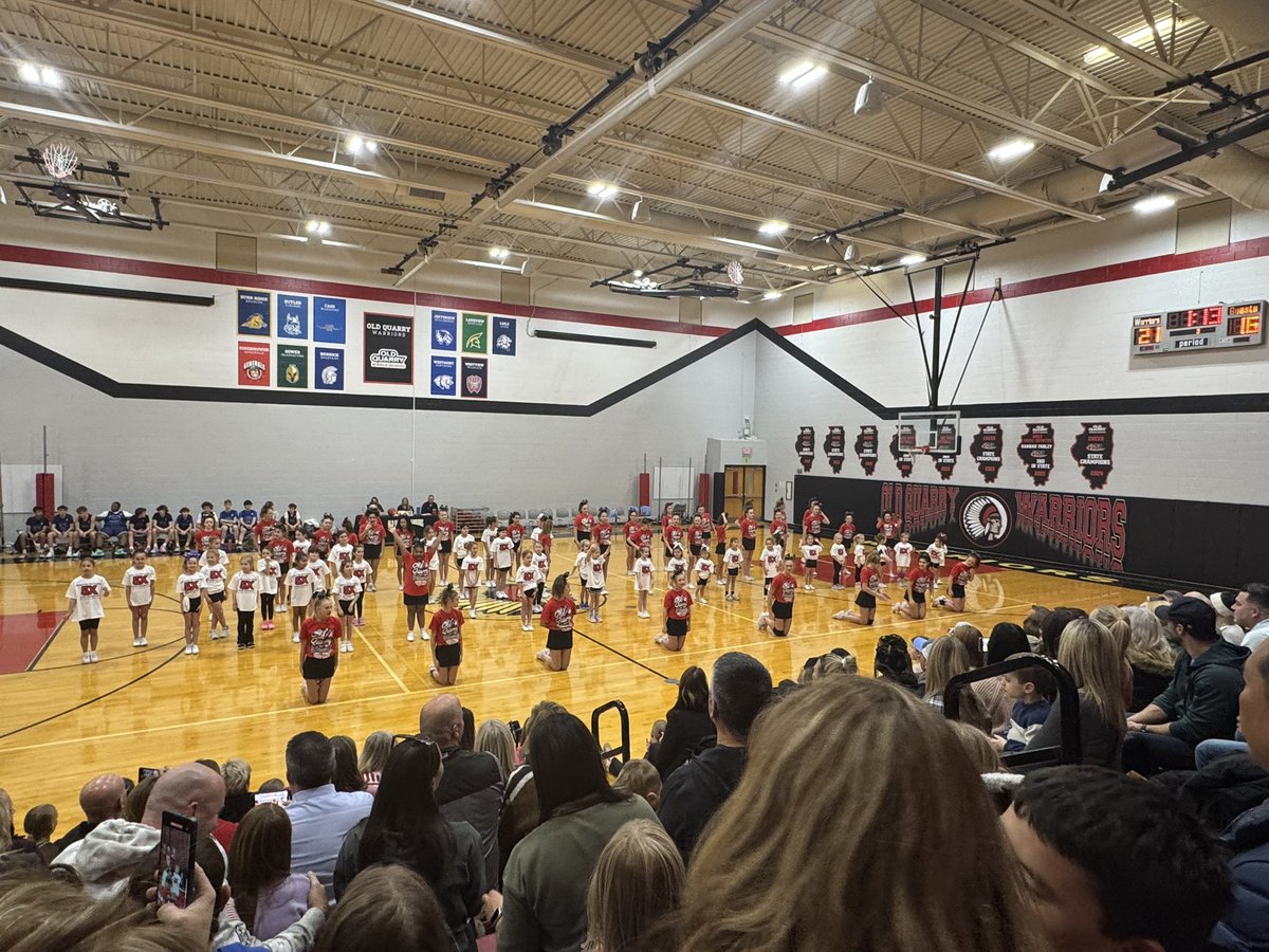 Got to see plenty of future Lemont High School students in action today <a href="/OQMIDDLESCHOOL/">OQ Middle School</a> . Impressive student athletes #GoLemont #WeAreLemont <a href="/OQDance/">Old Quarry Dance Team</a> <a href="/oldquarrycheer/">Old Quarry Cheer</a> <a href="/coach_holdman18/">Brian Holdman</a> <a href="/joseph_sweeneyC/">Dr. Joe Sweeney</a> <a href="/LHS210Athletics/">Lemont Athletics</a>