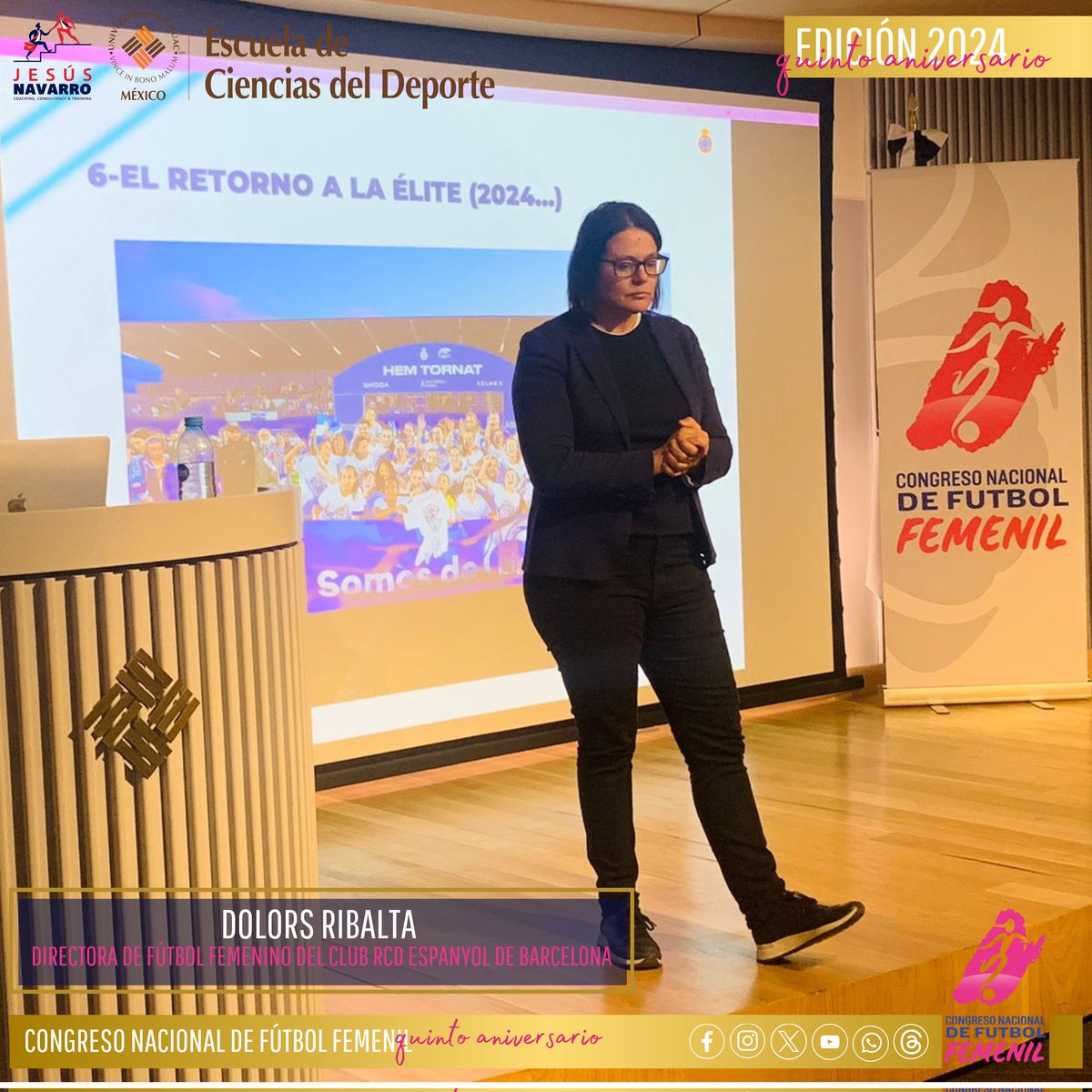✅El fútbol femenino a nivel mundial, está viviendo su mejor momento, quizá aún no es el ideal, pero definitivamente es el mejor momento.

✅En cada dificultad no veamos un problema, vemos una nueva posibilidad.

Dolors Ribalta, Directora de Fútbol Femenino del <a href="/RCDEFemeni/">RCD Espanyol Femení</a>